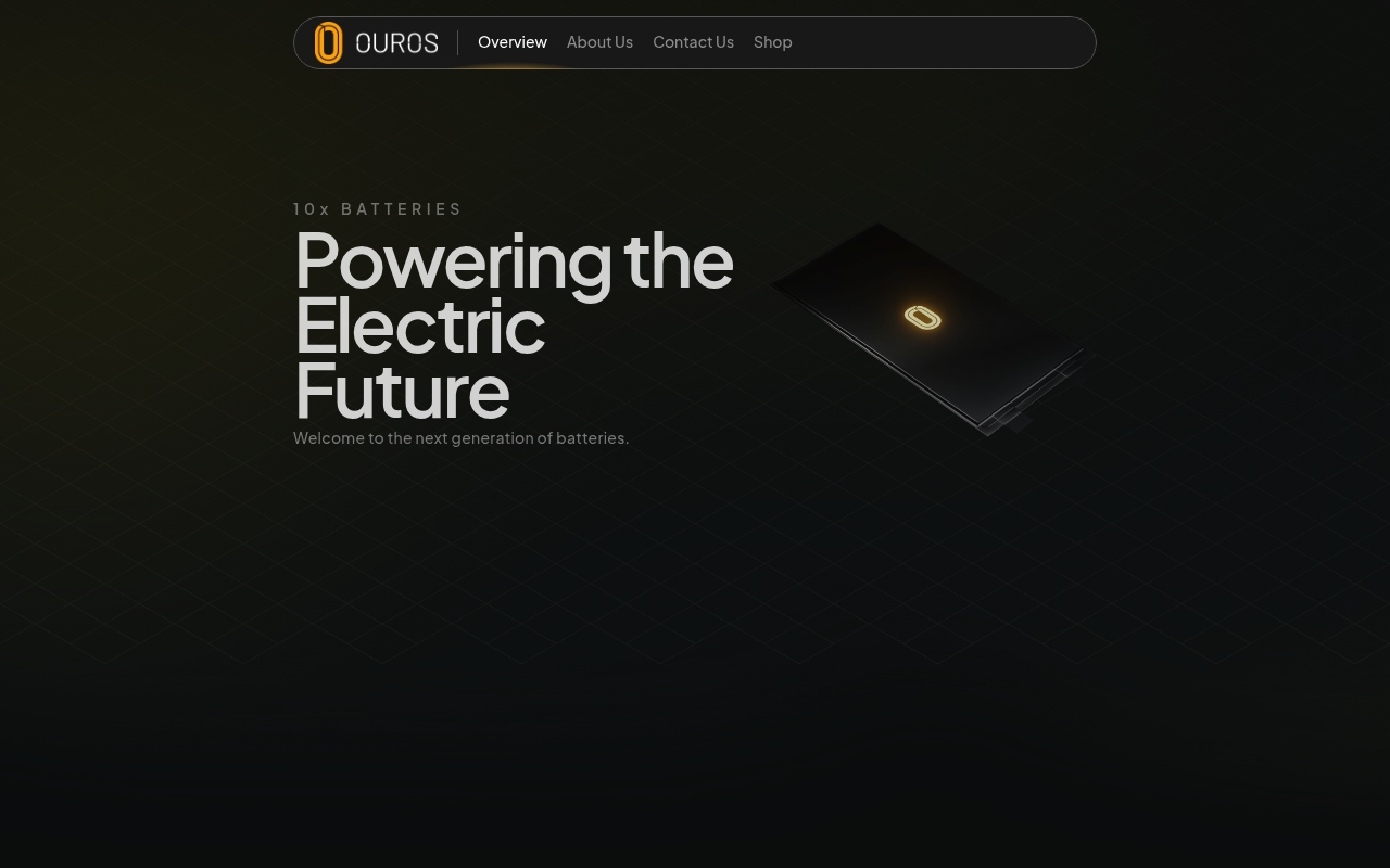 Ouros website