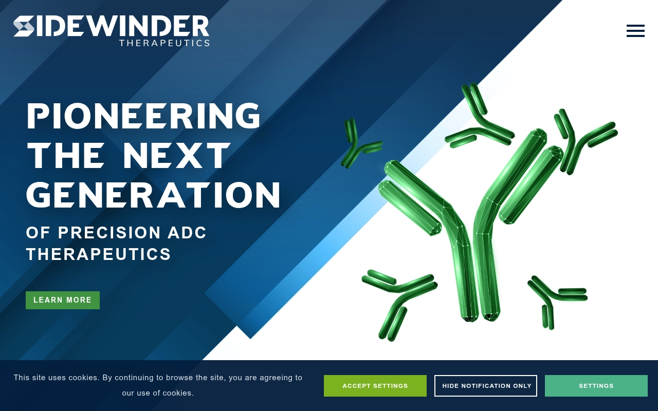 Sidewinder Therapeutics website