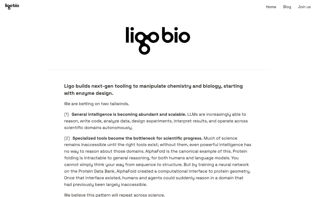 Ligo Biosciences website