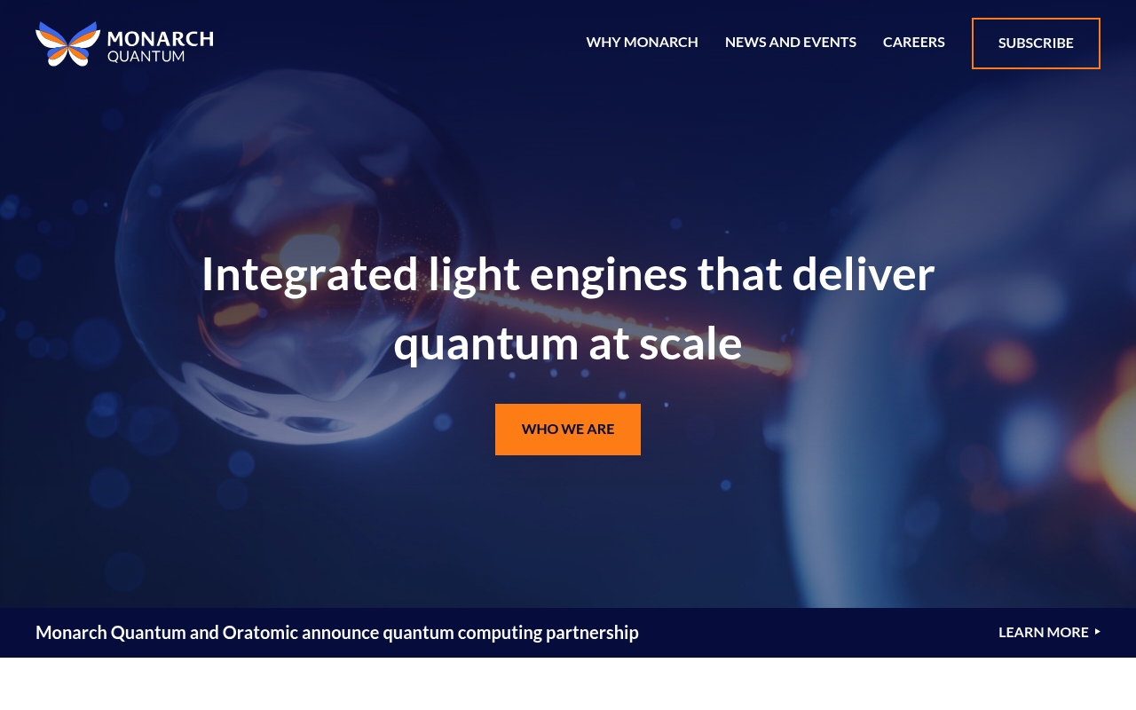 Monarch Quantum website