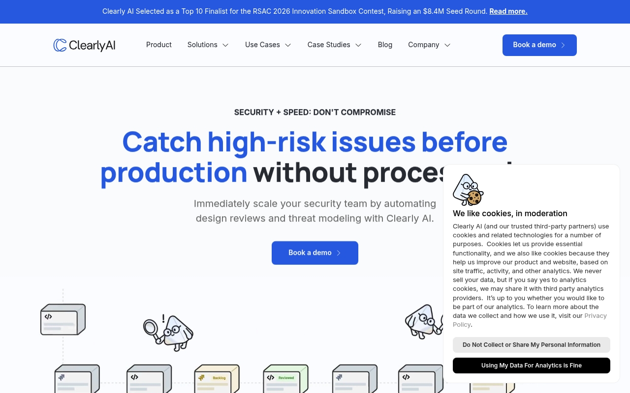 Clearly AI website
