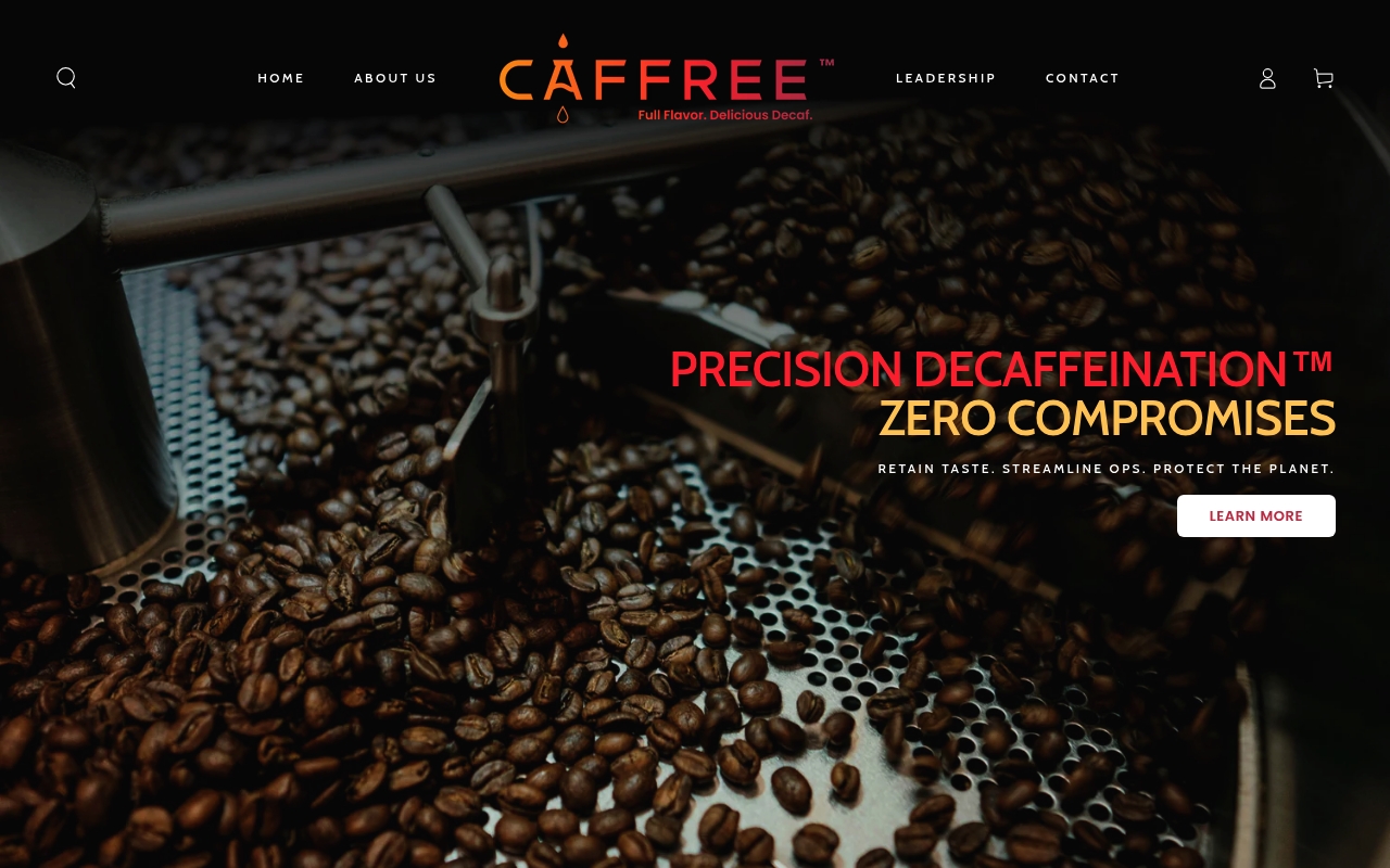 Caffree website