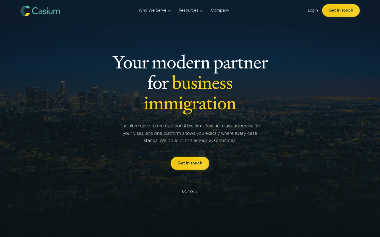 Casium website