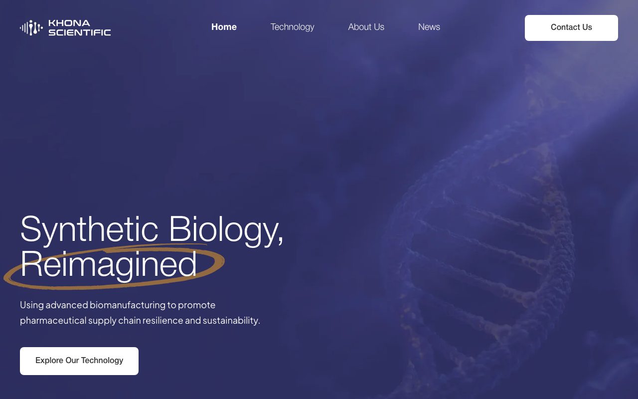 Khona Scientific website