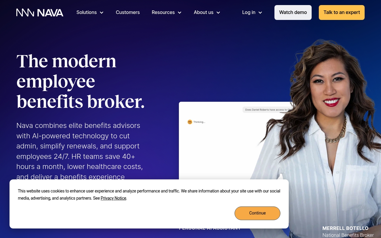 Nava website