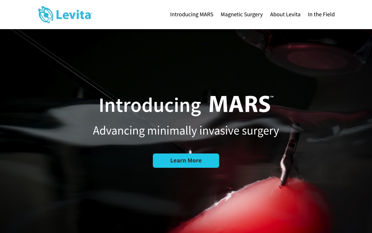 Levita Magnetics website