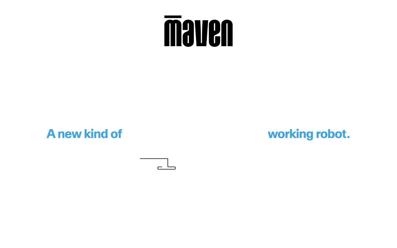 Maven Robotics website
