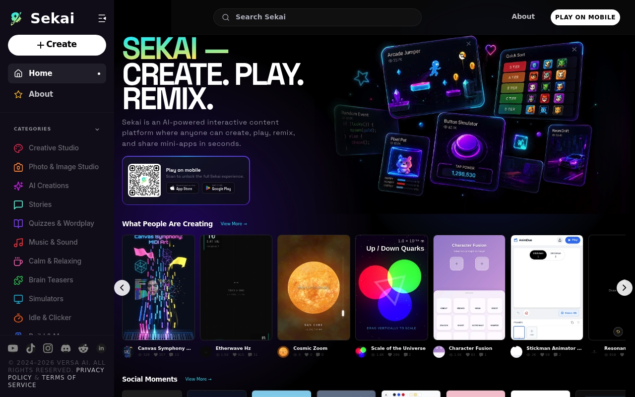 Sekai website