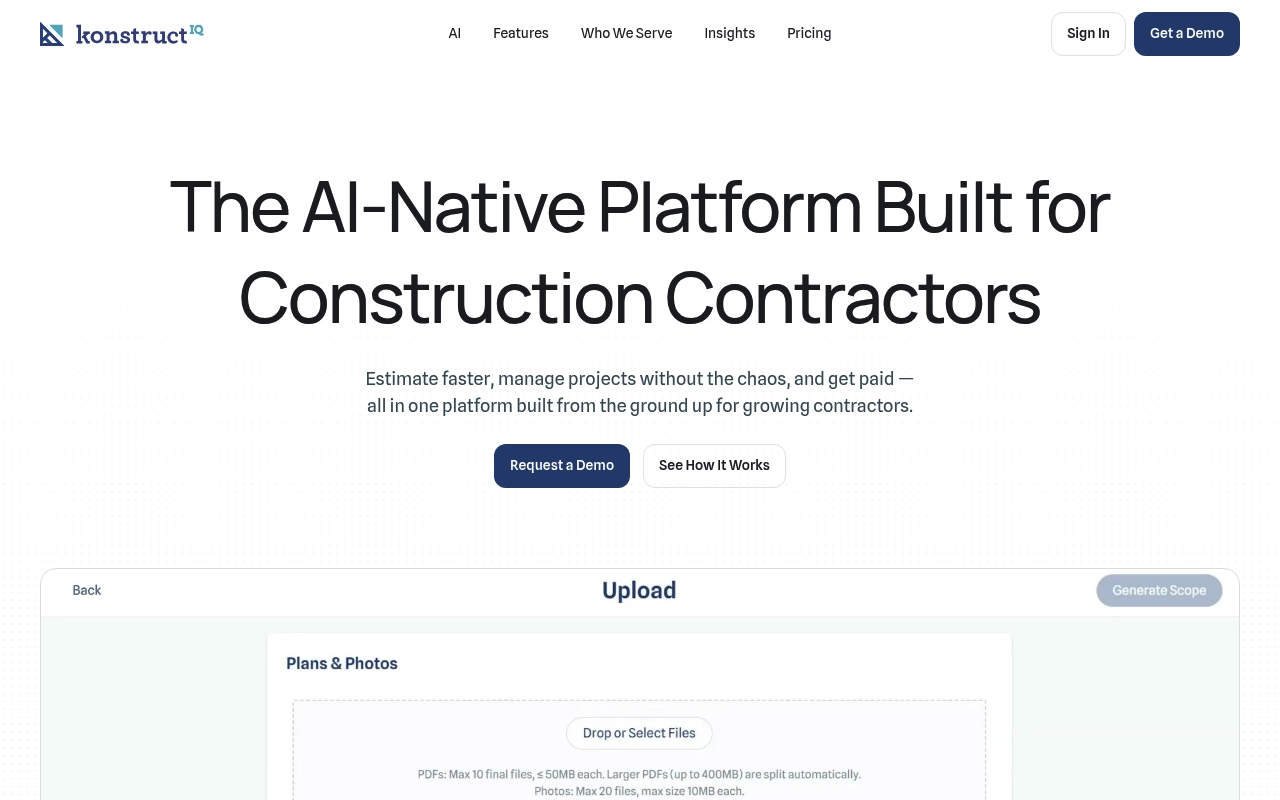 KONSTRUCTIQ website