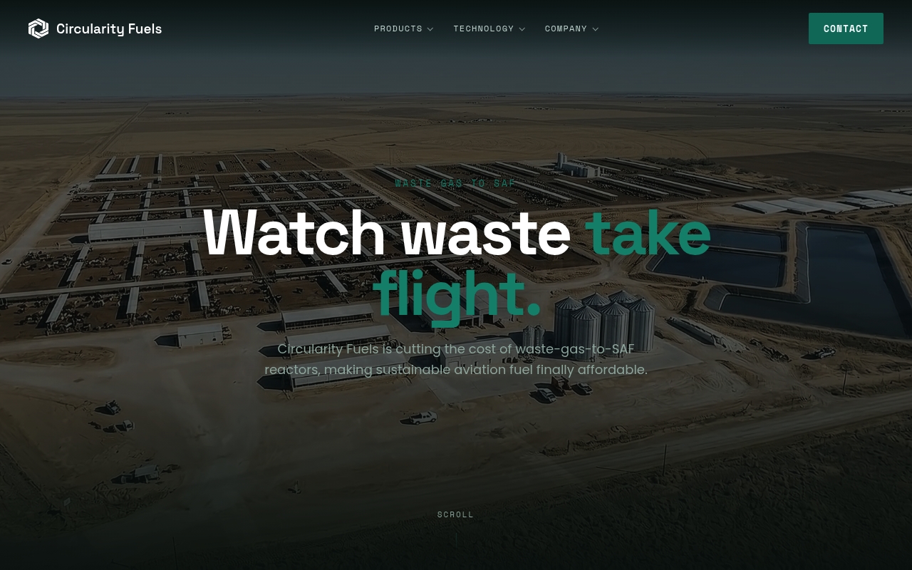 Circularity Fuels website