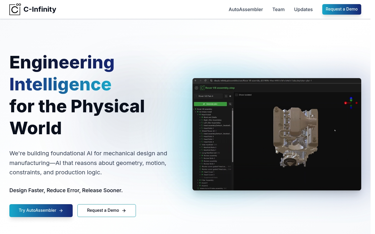 C-Infinity website