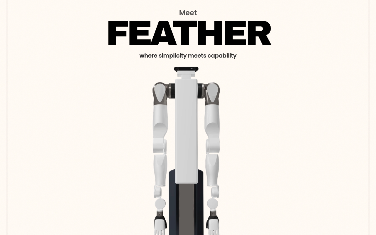 Feather Robotics website