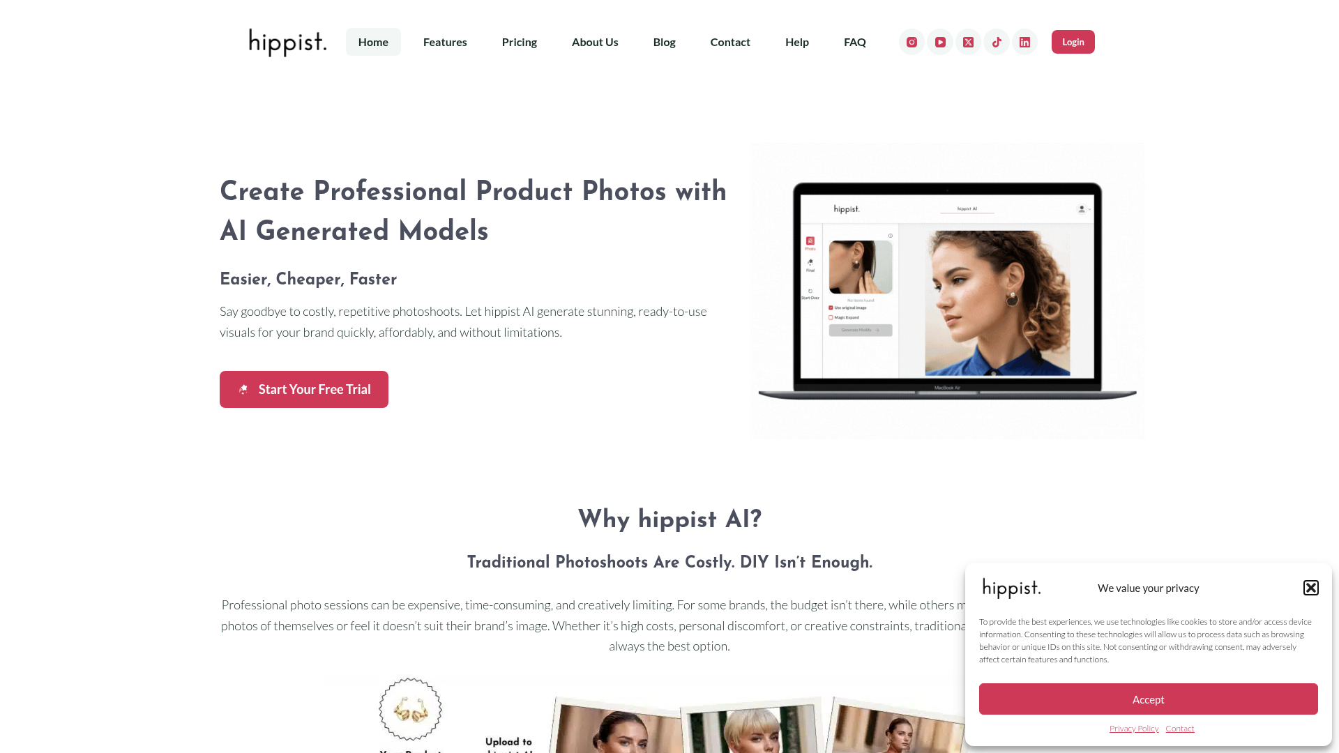 Hippist website