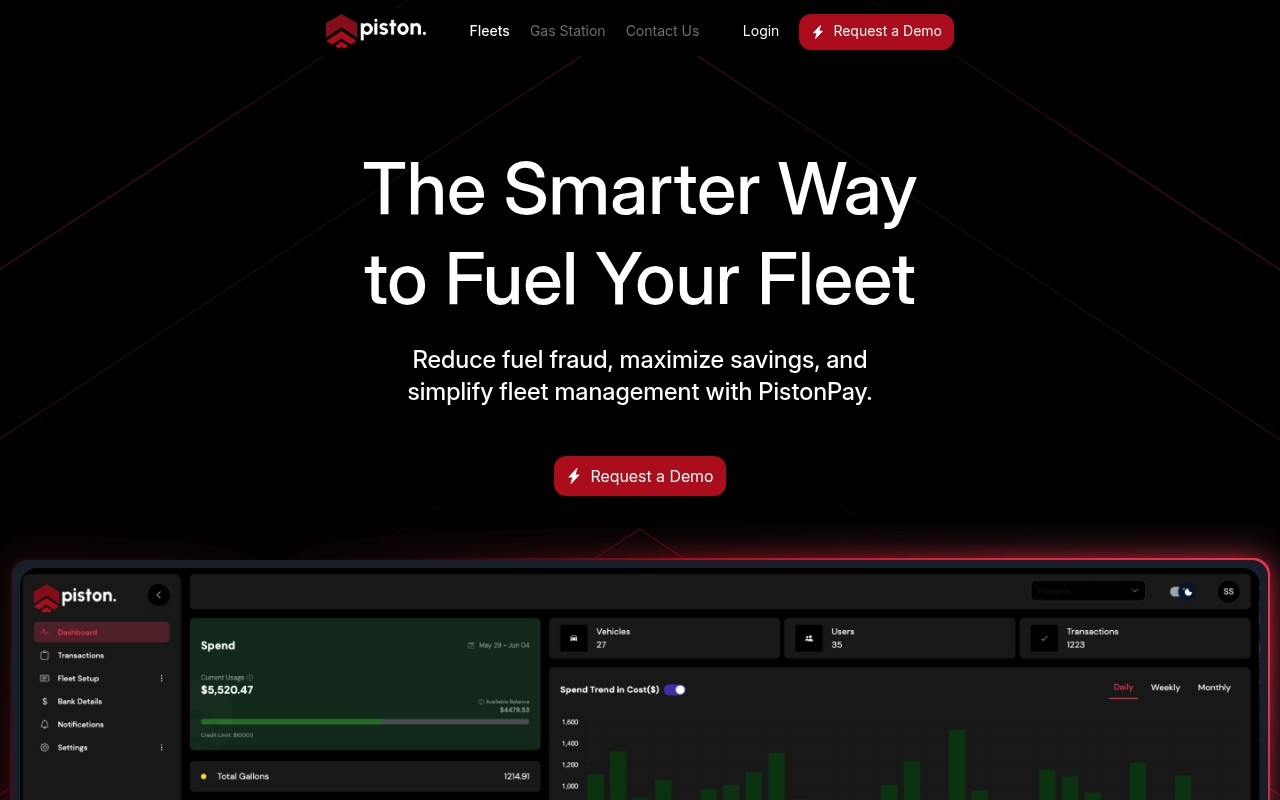 Piston website
