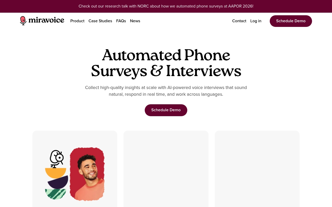 Miravoice website