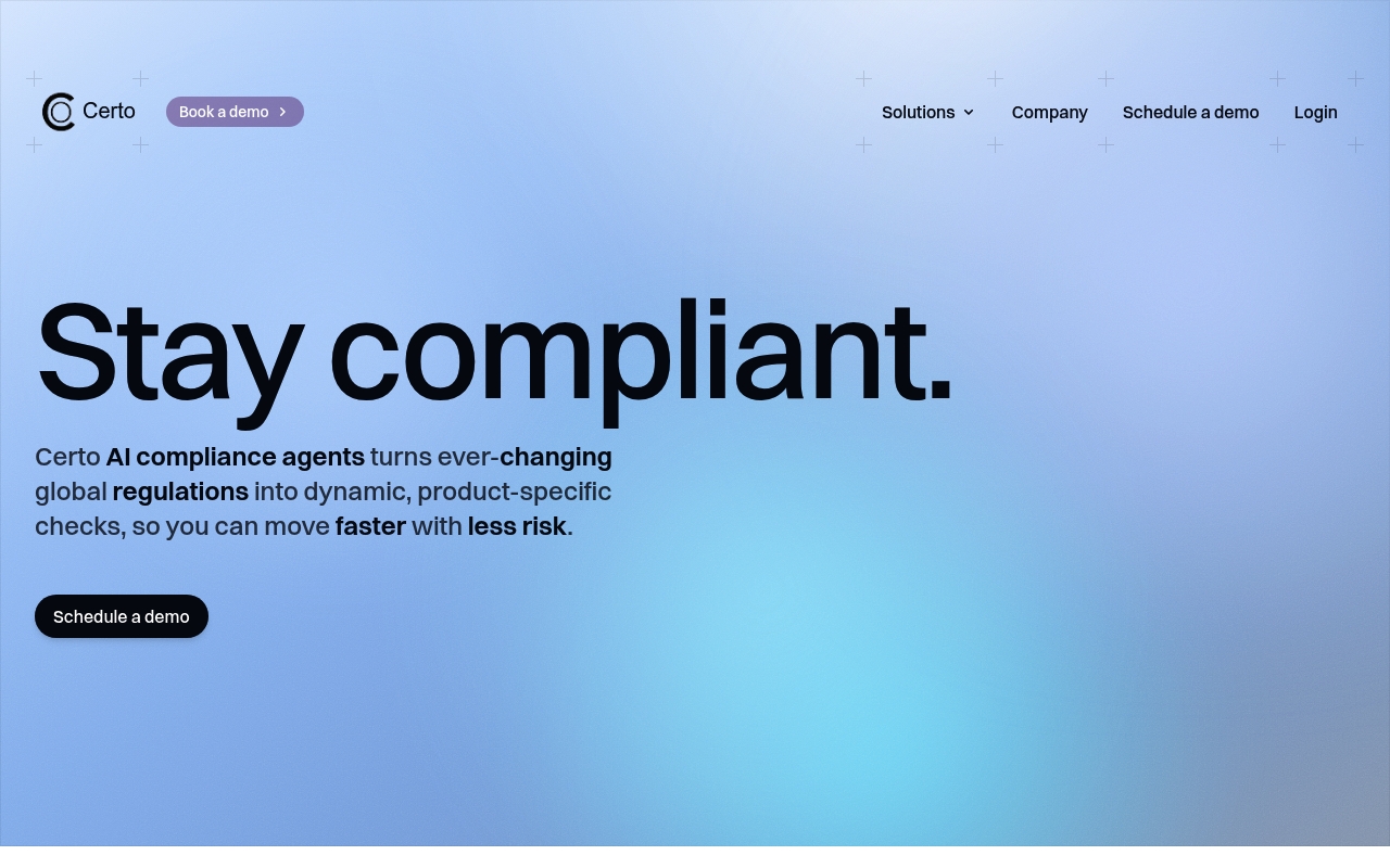 Certo website