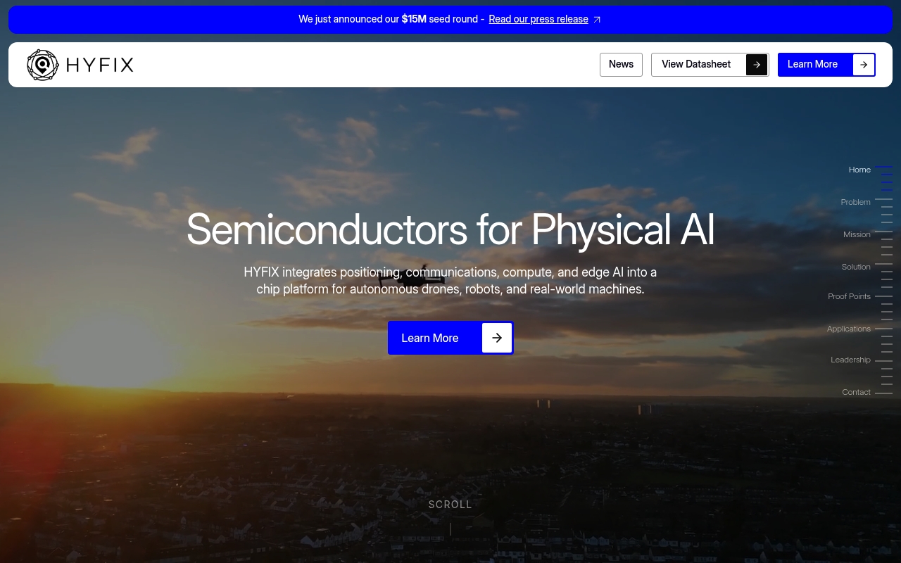 HYFIX Spatial Intelligence website