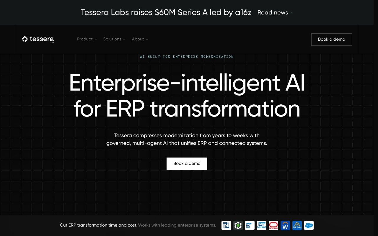 Tessera Labs website