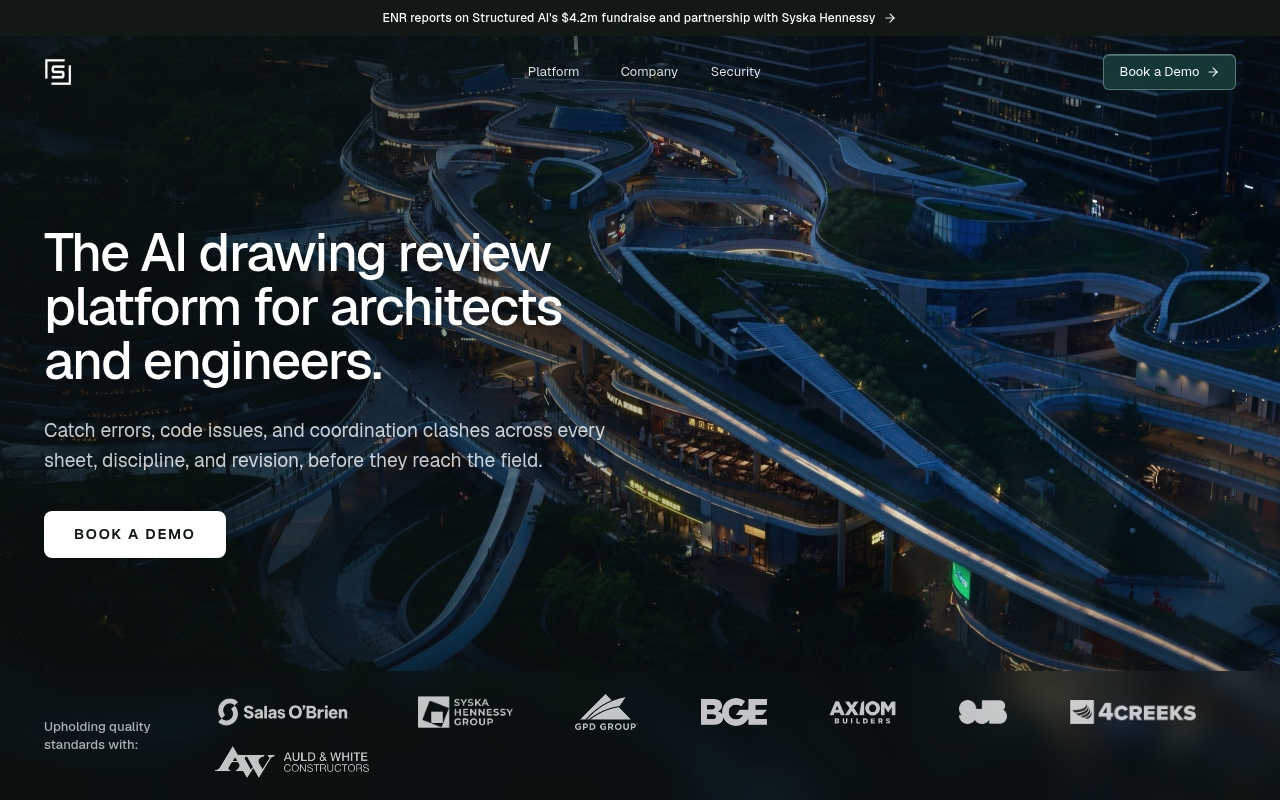 Structured AI website