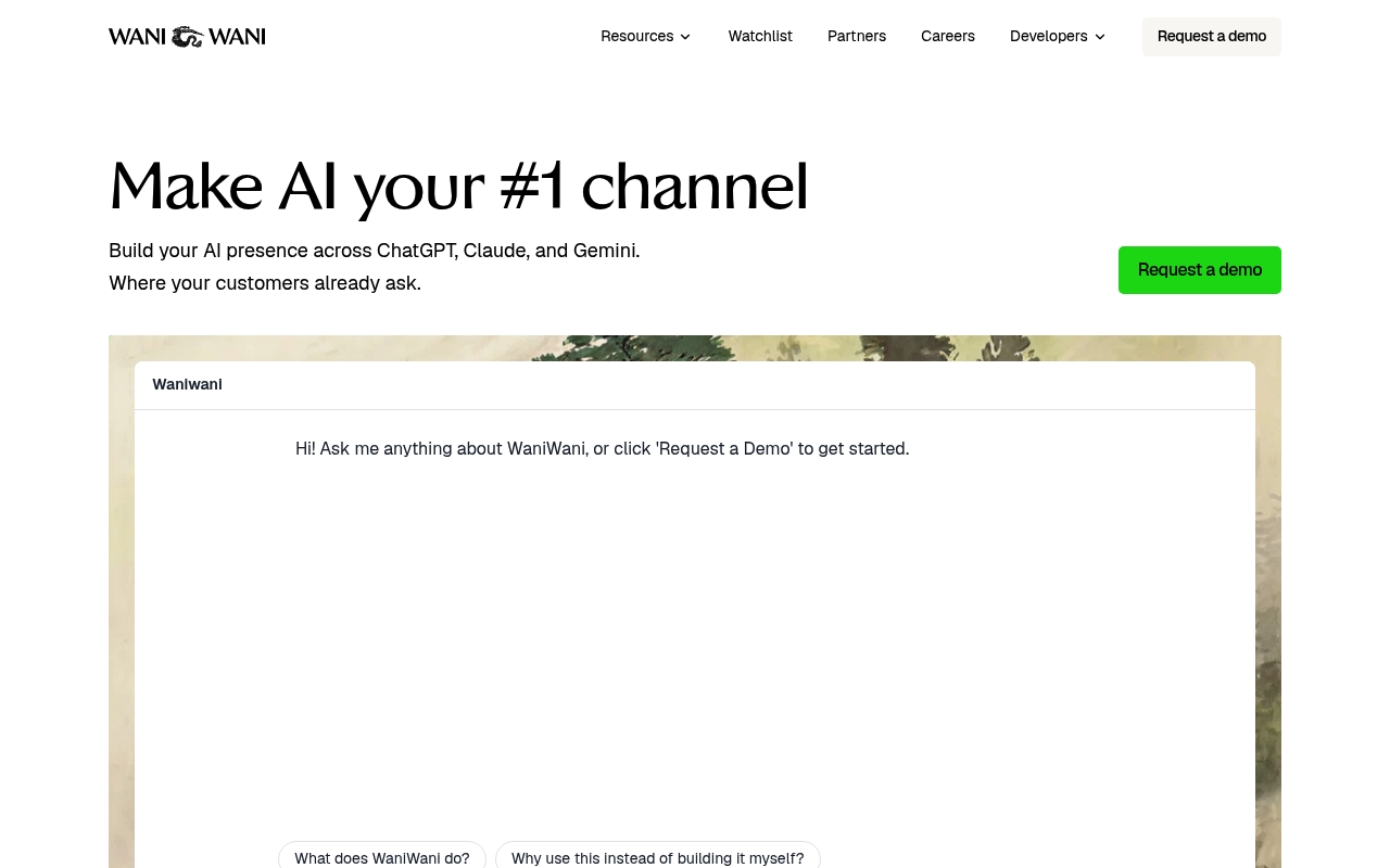 Waniwani website