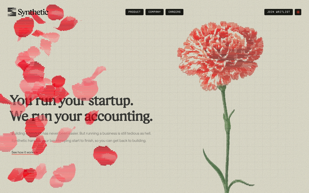 Synthetic website