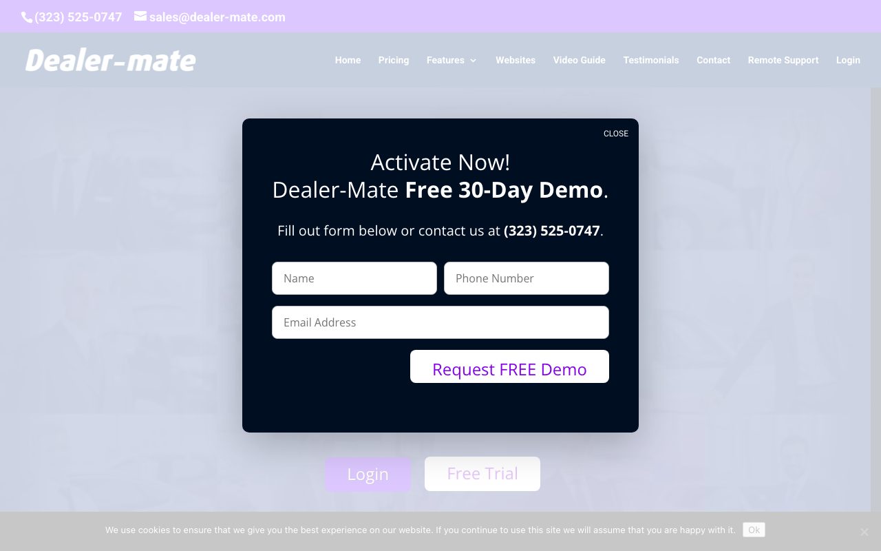 Dealer Mate website