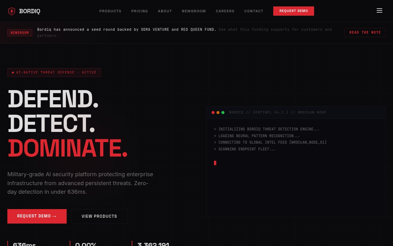 Bordiq website