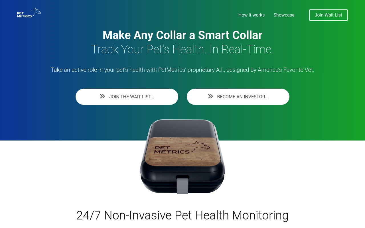 Pet Metrics website