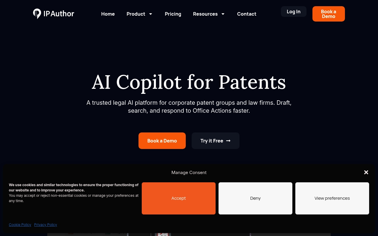 IPAuthor website