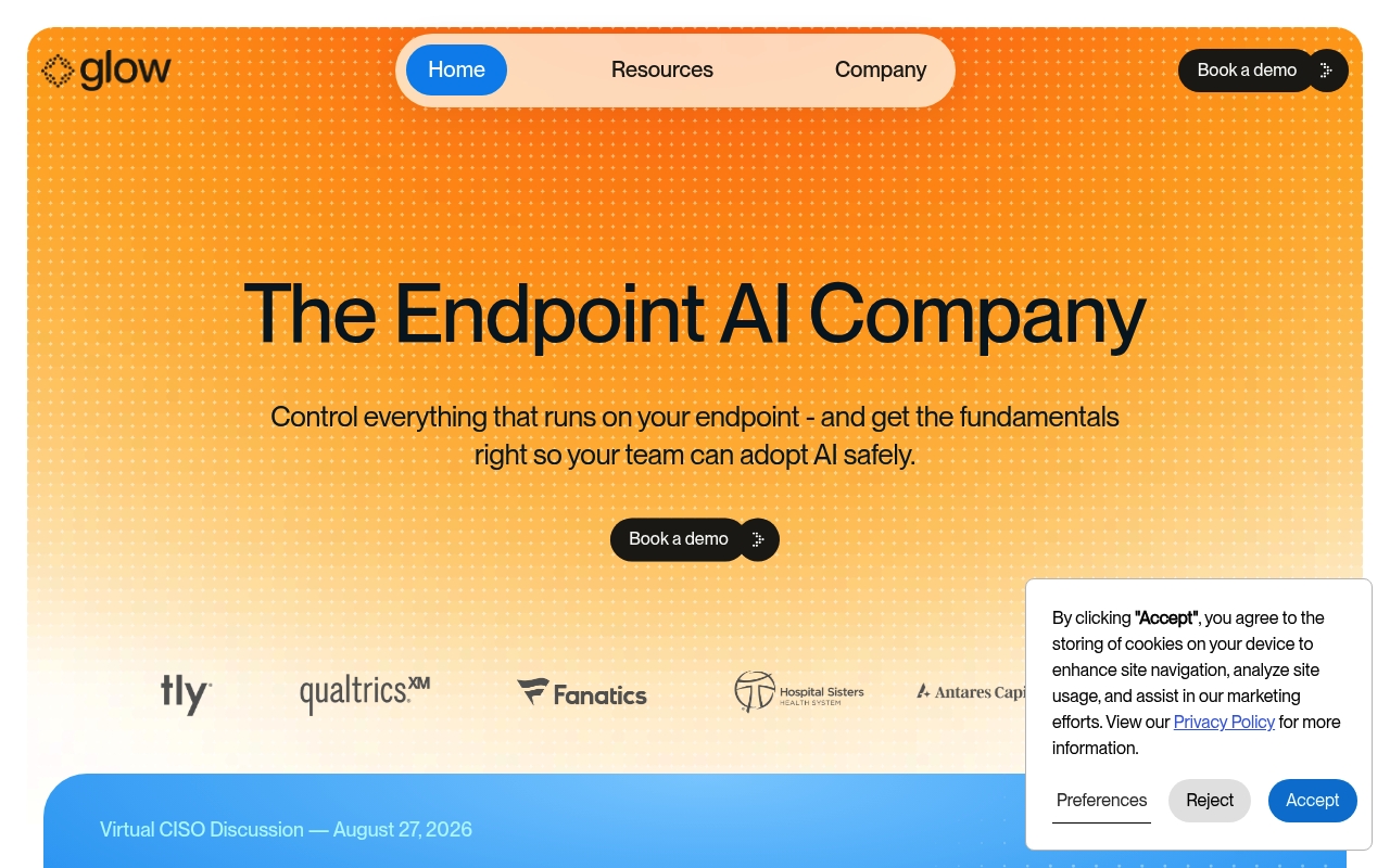 Glow website