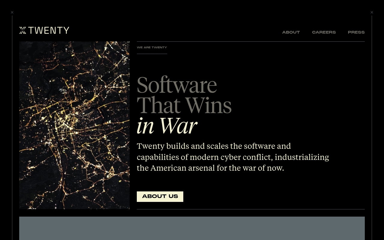Twenty website