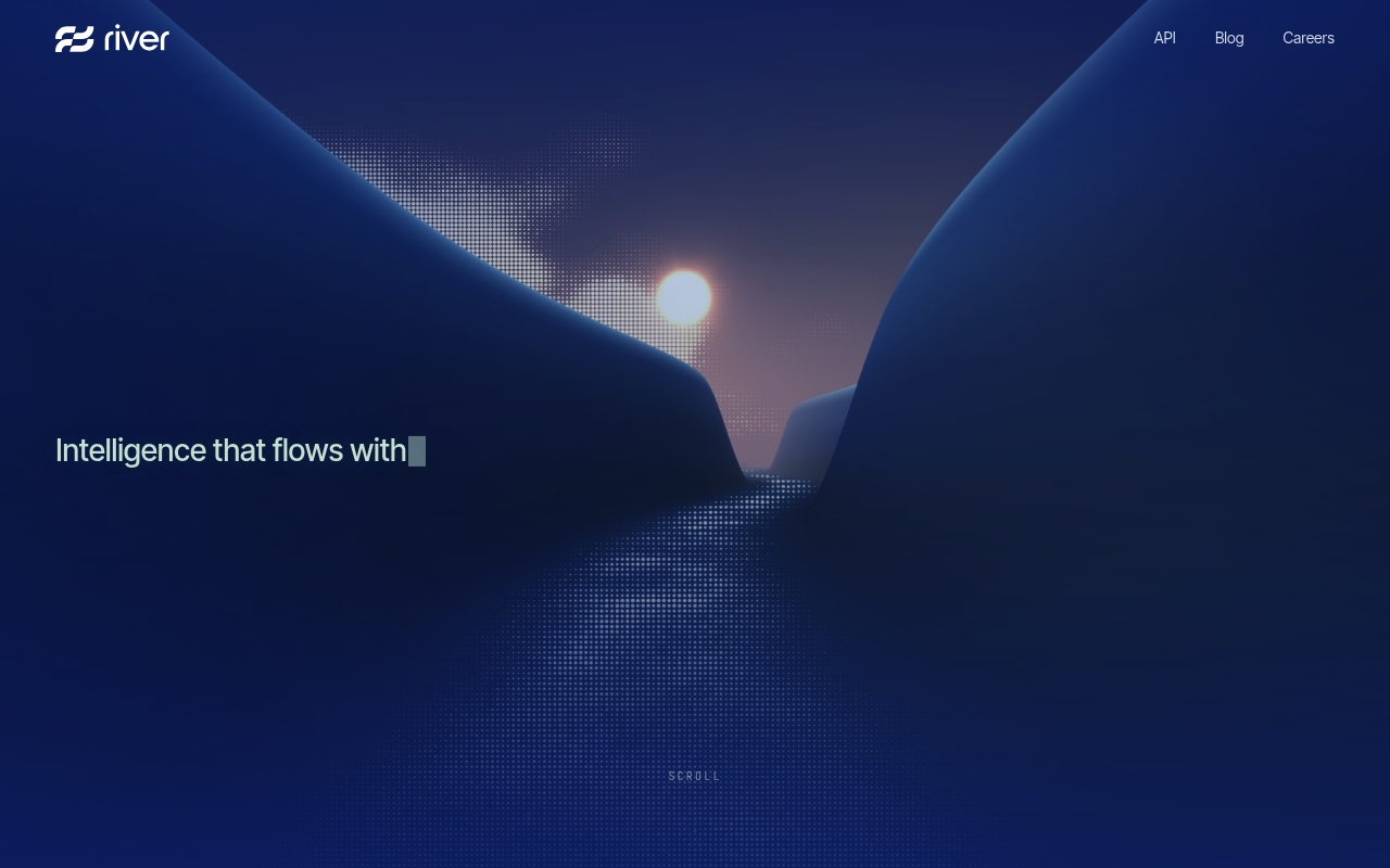 River AI website