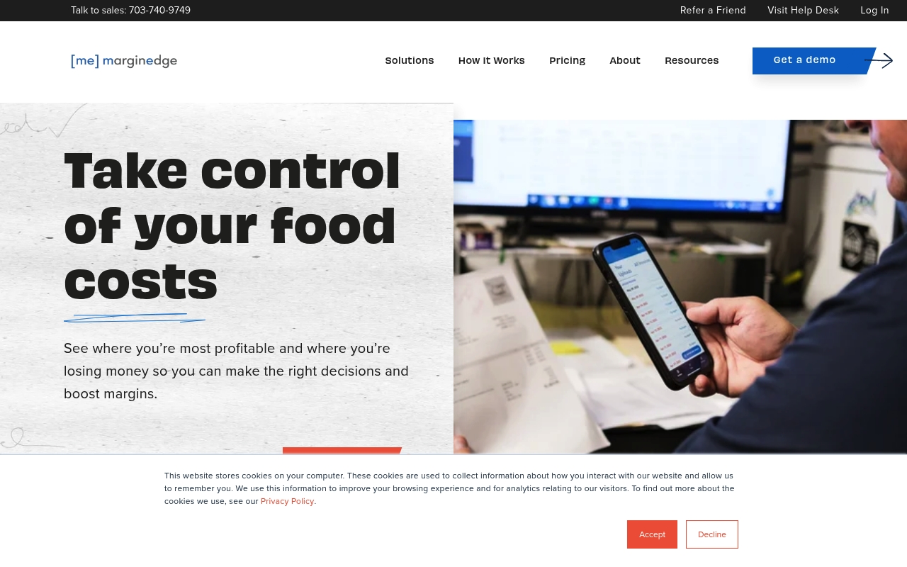MarginEdge website