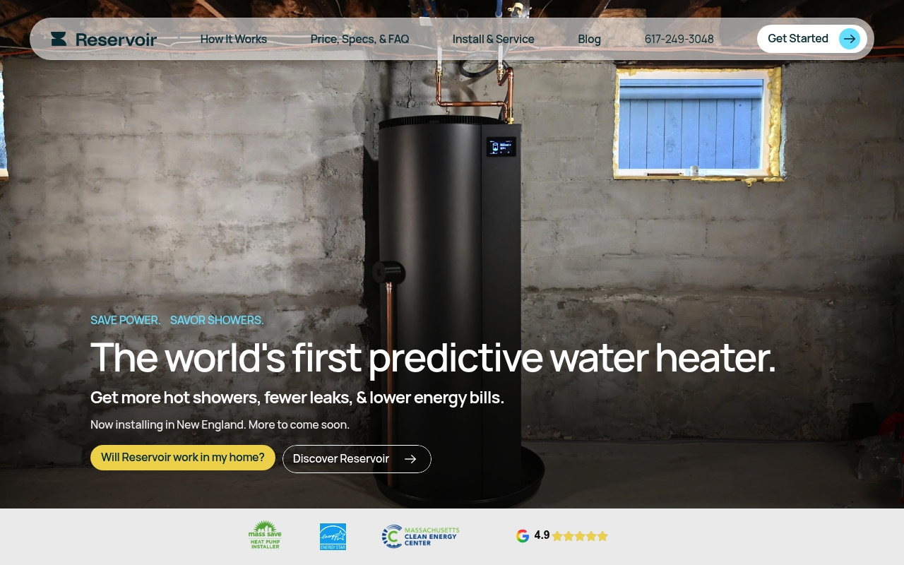 Reservoir website