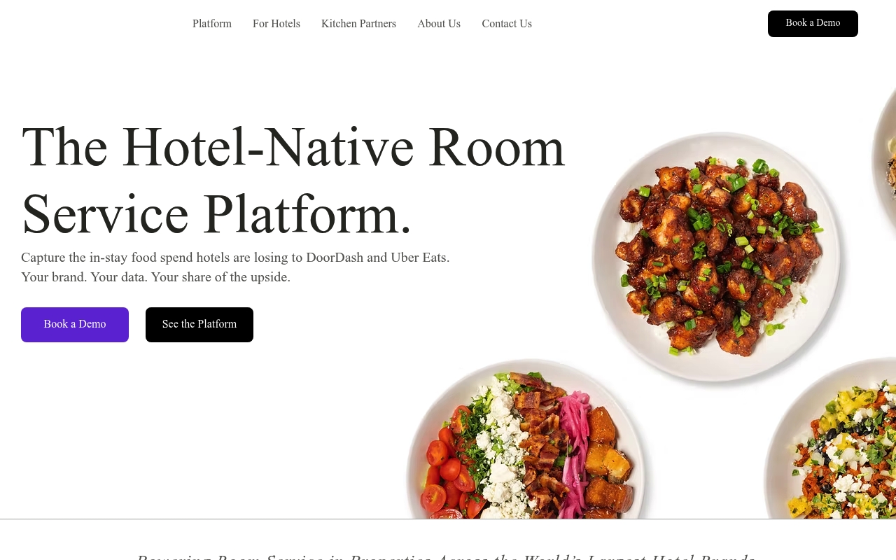 CAMO Hospitality website