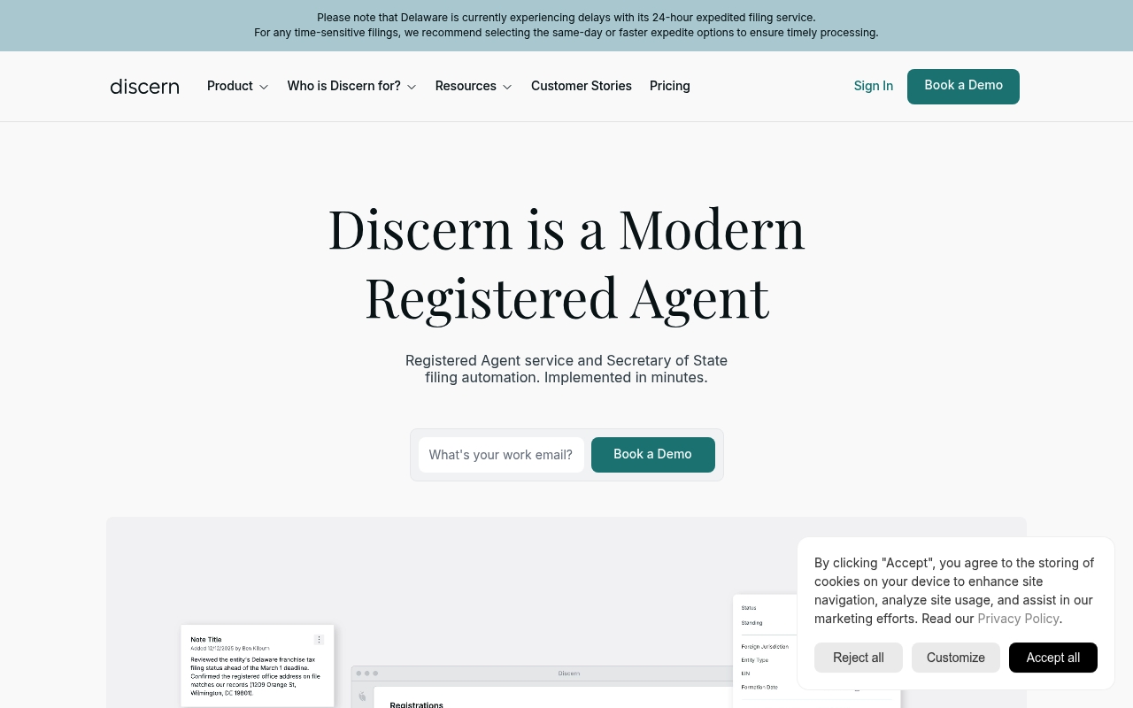 DISCERN website