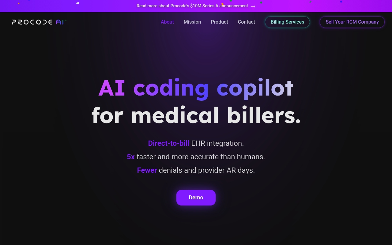 Procode AI website