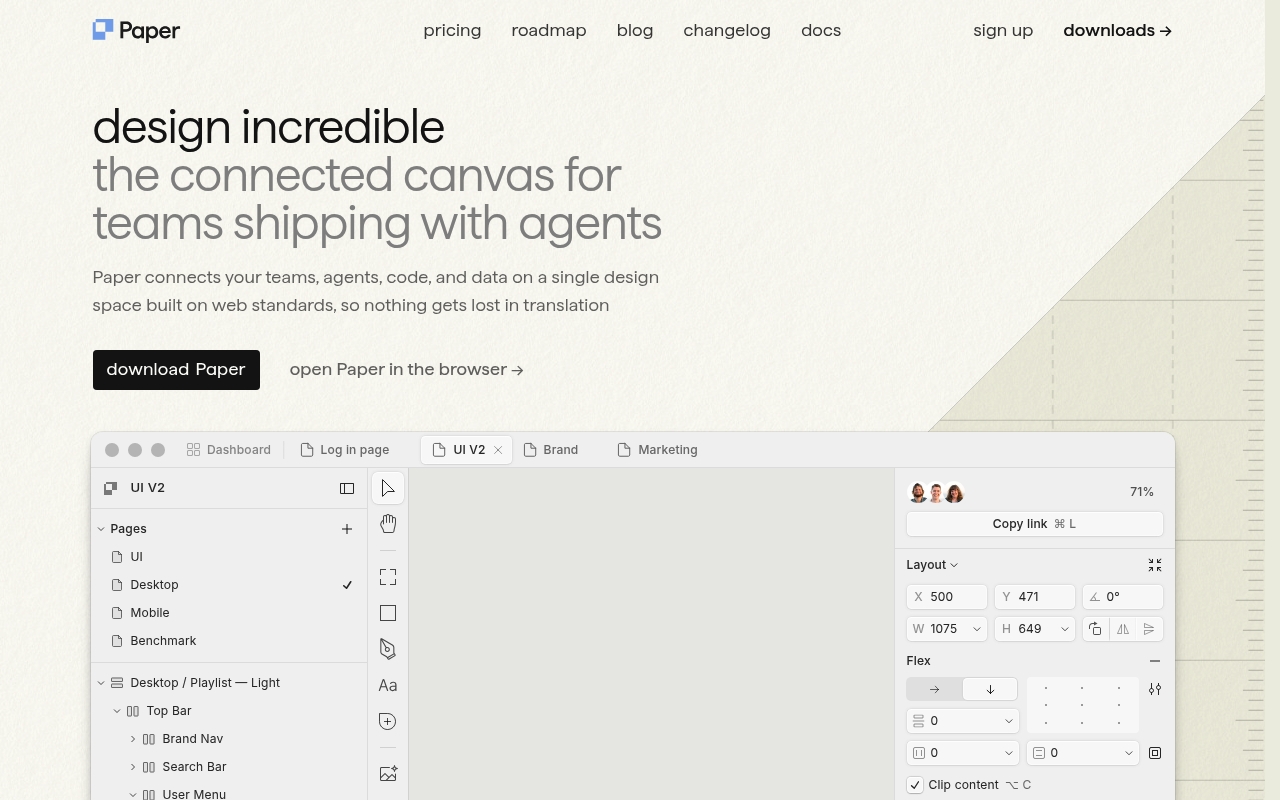 Paper website