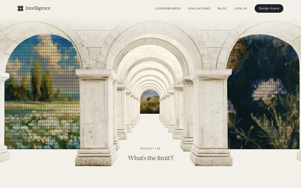 Intelligence.AI website