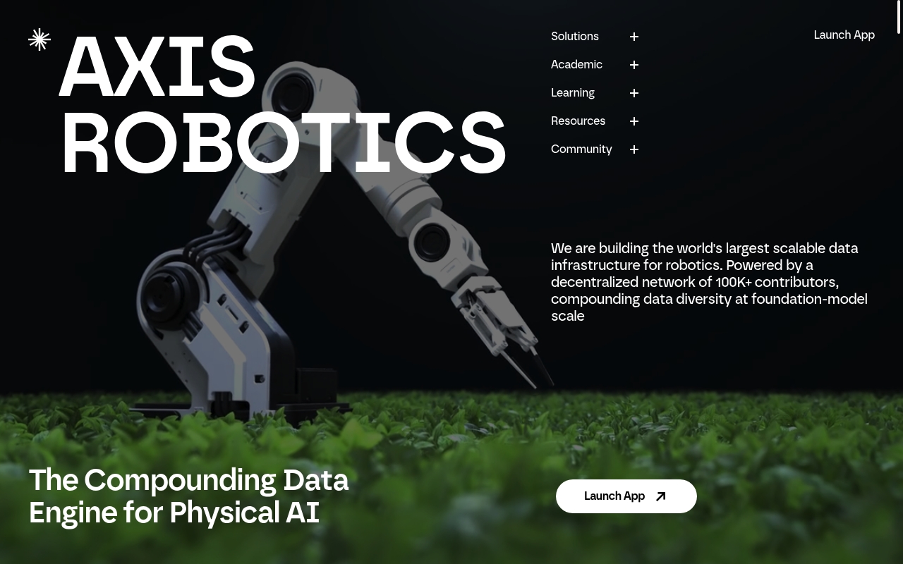 Axis Robotics website