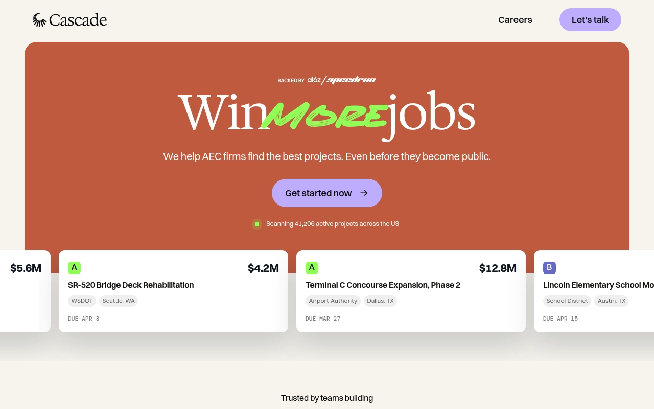 Cascade website