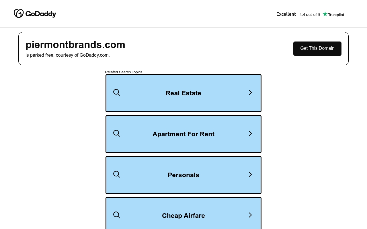 Piermont Brands website