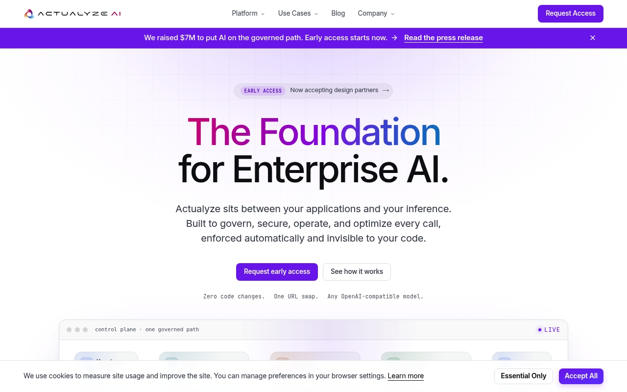 Actualyze AI website