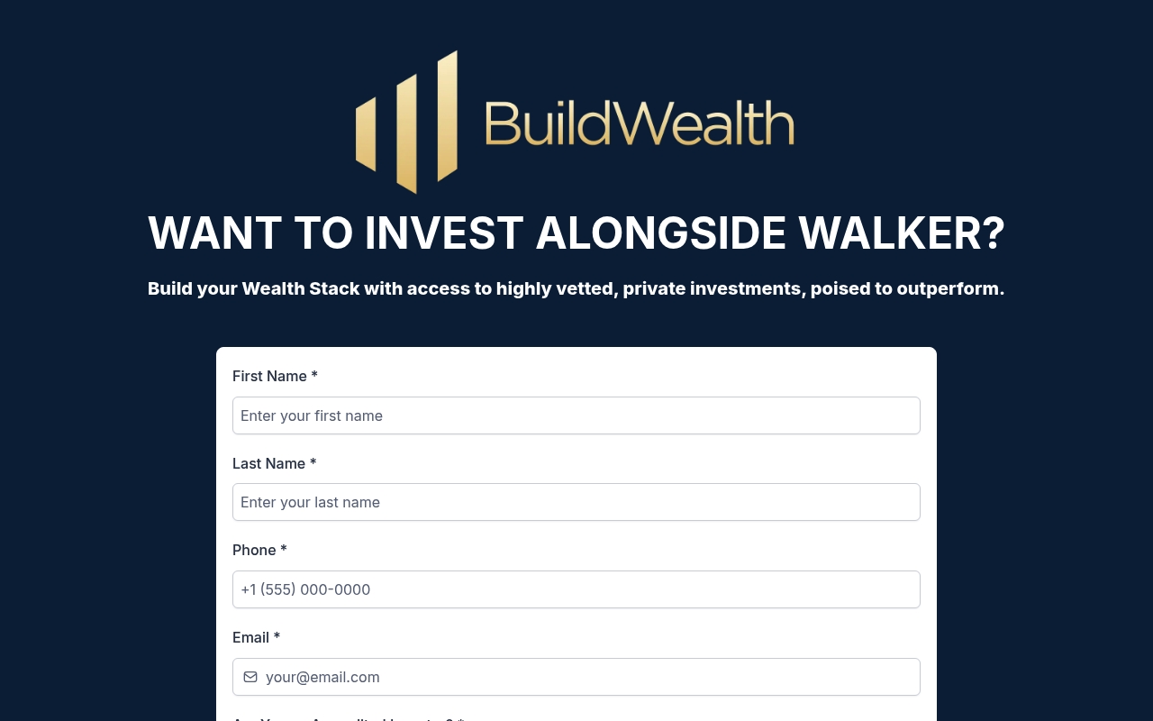 BuildWealth website