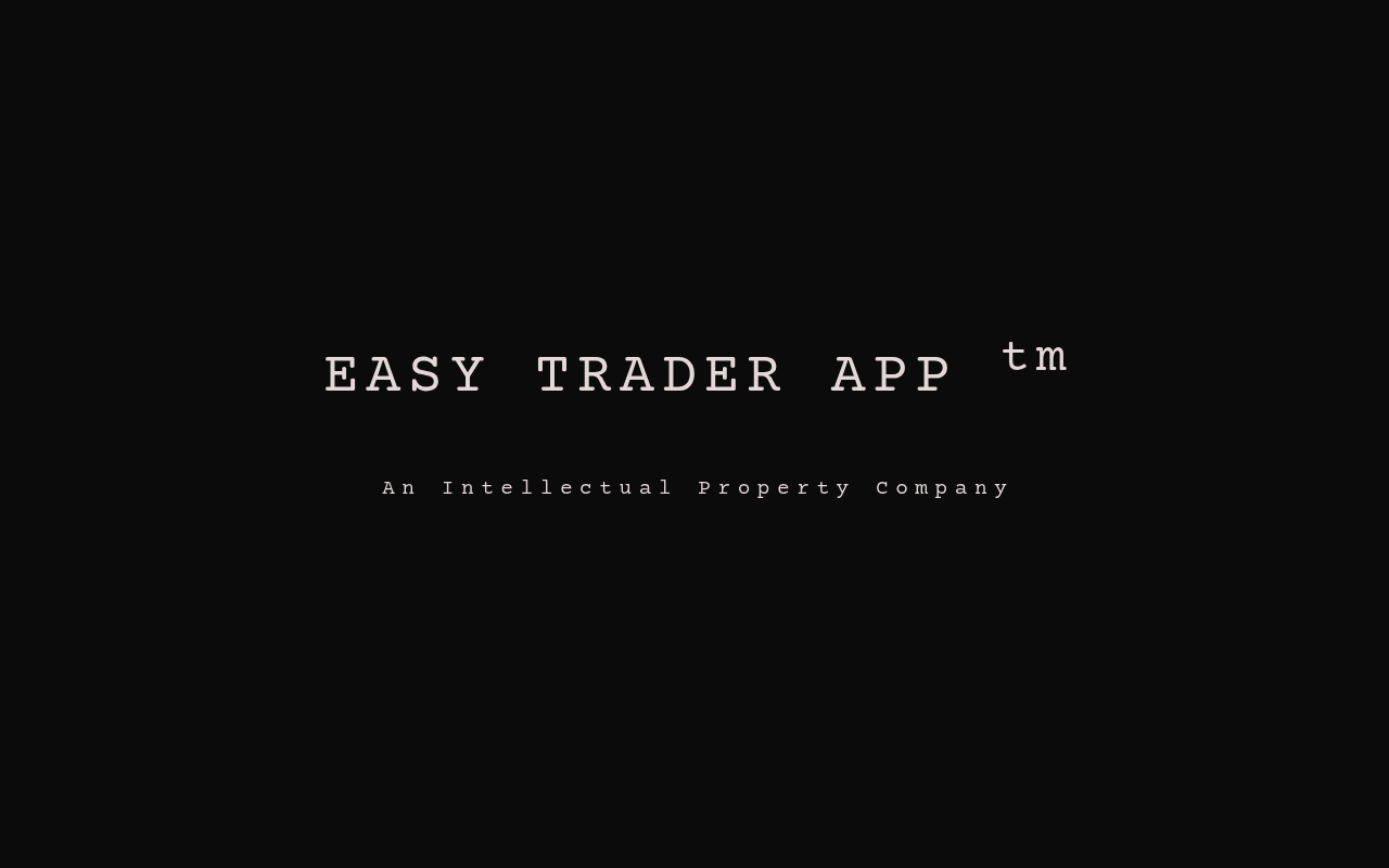 Easy Trader App website