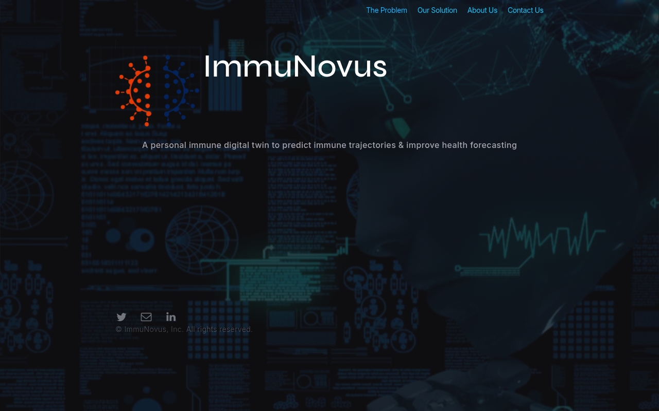 ImmuNovus website