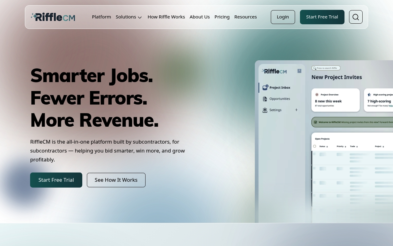 RiffleCM website