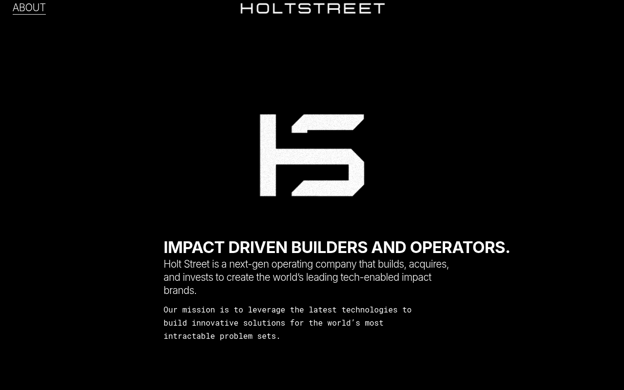 Holt Street website