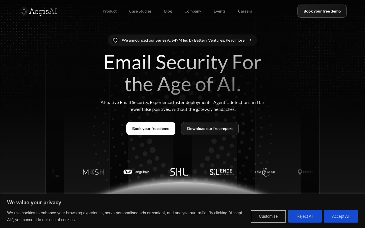AegisAI website