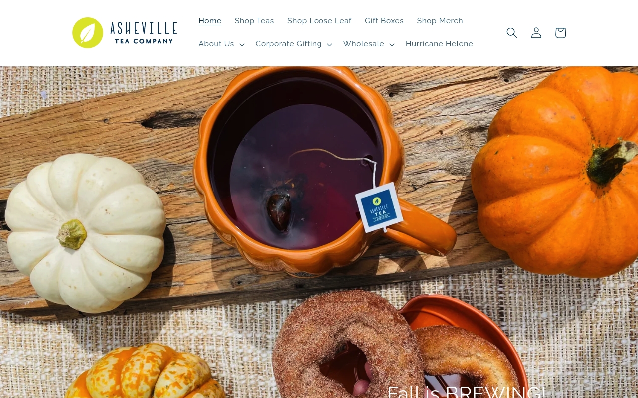 Asheville Tea website